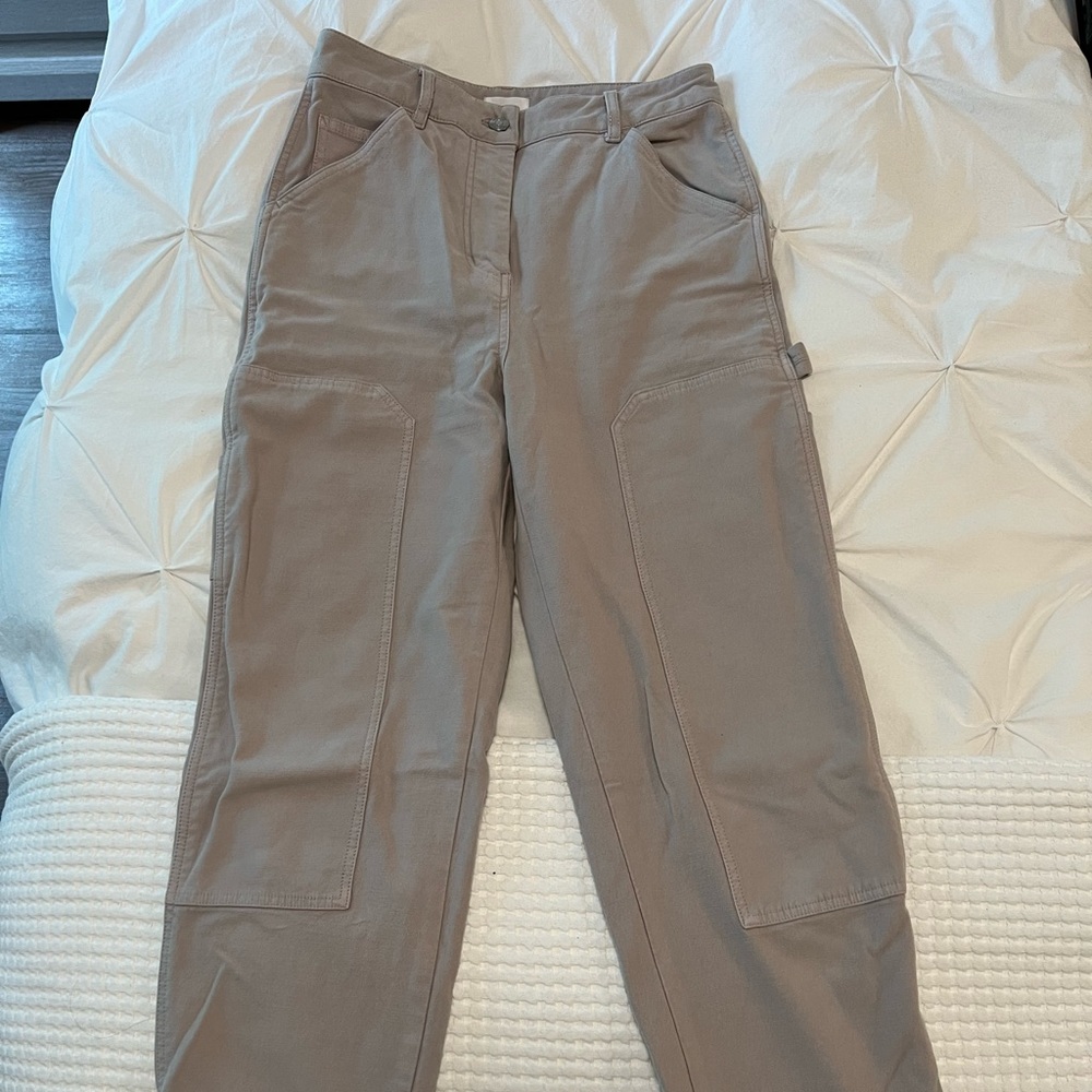 Aritzia Taupe Utility Pants